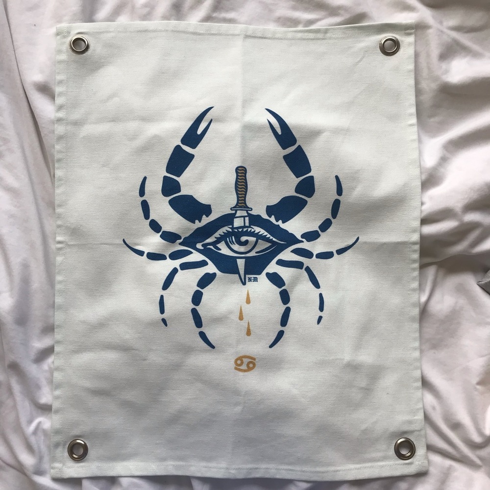 Urban Outfitters Home Cancer Zodiac Flag